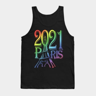 PARIS 2021. Eiffel Tower Tank Top